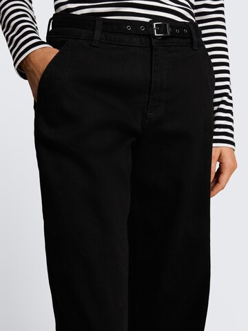 TOM TAILOR Wide leg Jeans 'LUNA' in Black