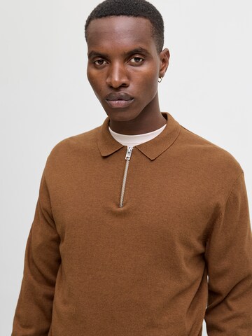 Pull-over 'JJEEMIL' JACK & JONES en marron