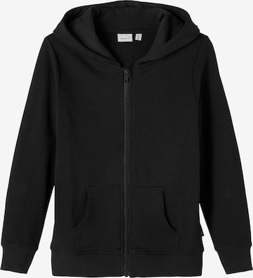 NAME IT Sweat jacket in Black: front