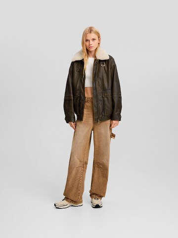 Bershka Between-season jacket in Brown