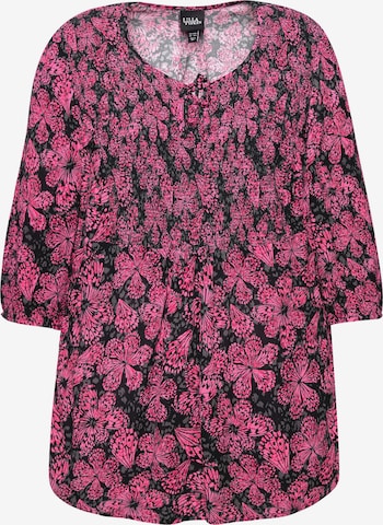 Ulla Popken Tuniek in Roze: voorkant