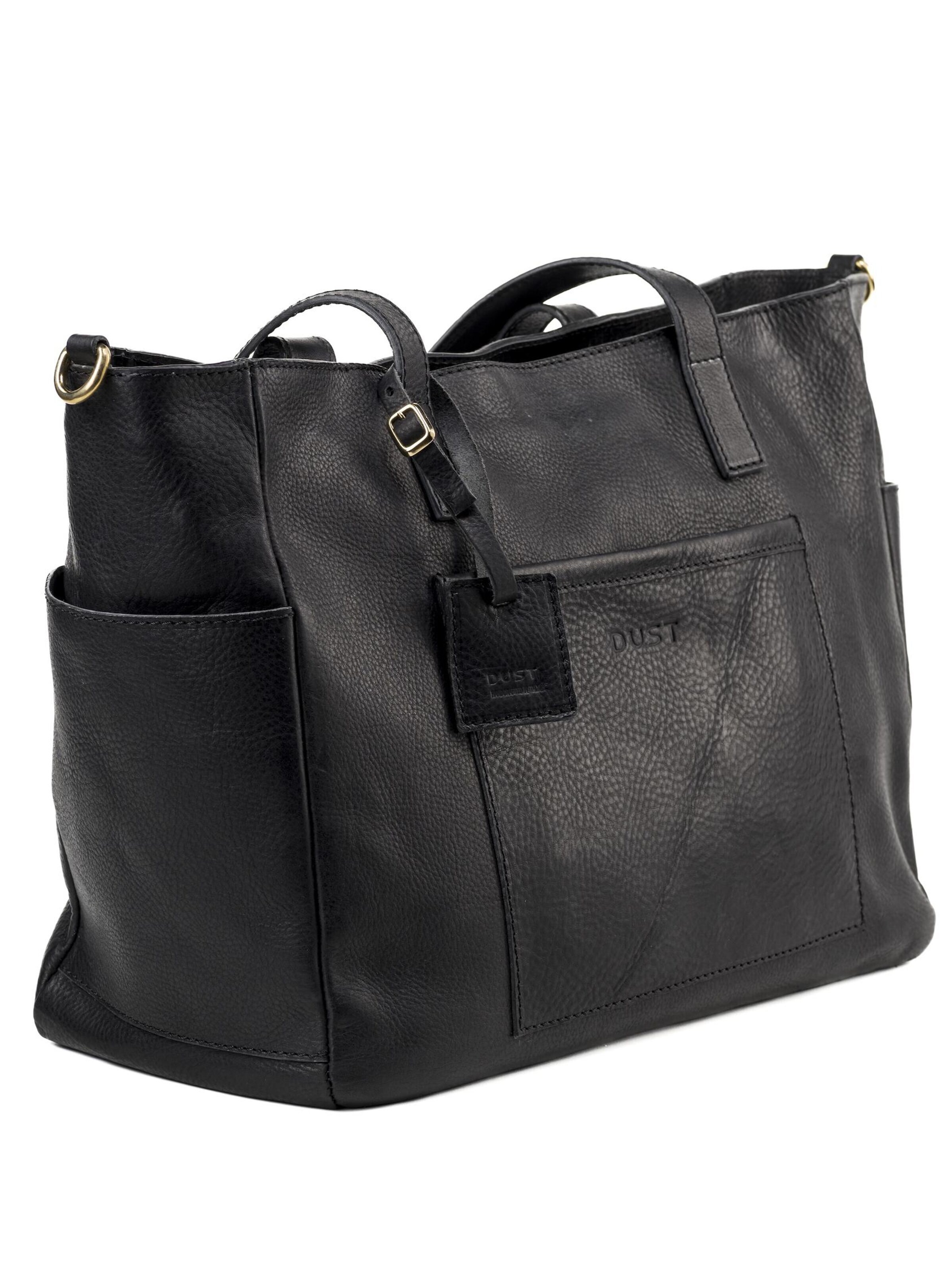 Cabas 'Leather Tote Black Fifth Avenue Collection' THE DUST COMPANY en noir