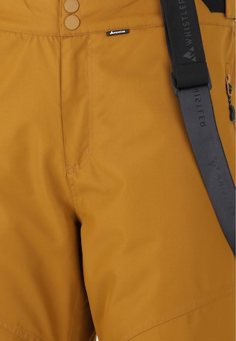 Whistler Regular Outdoor Pants 'Drizzle' in Brown