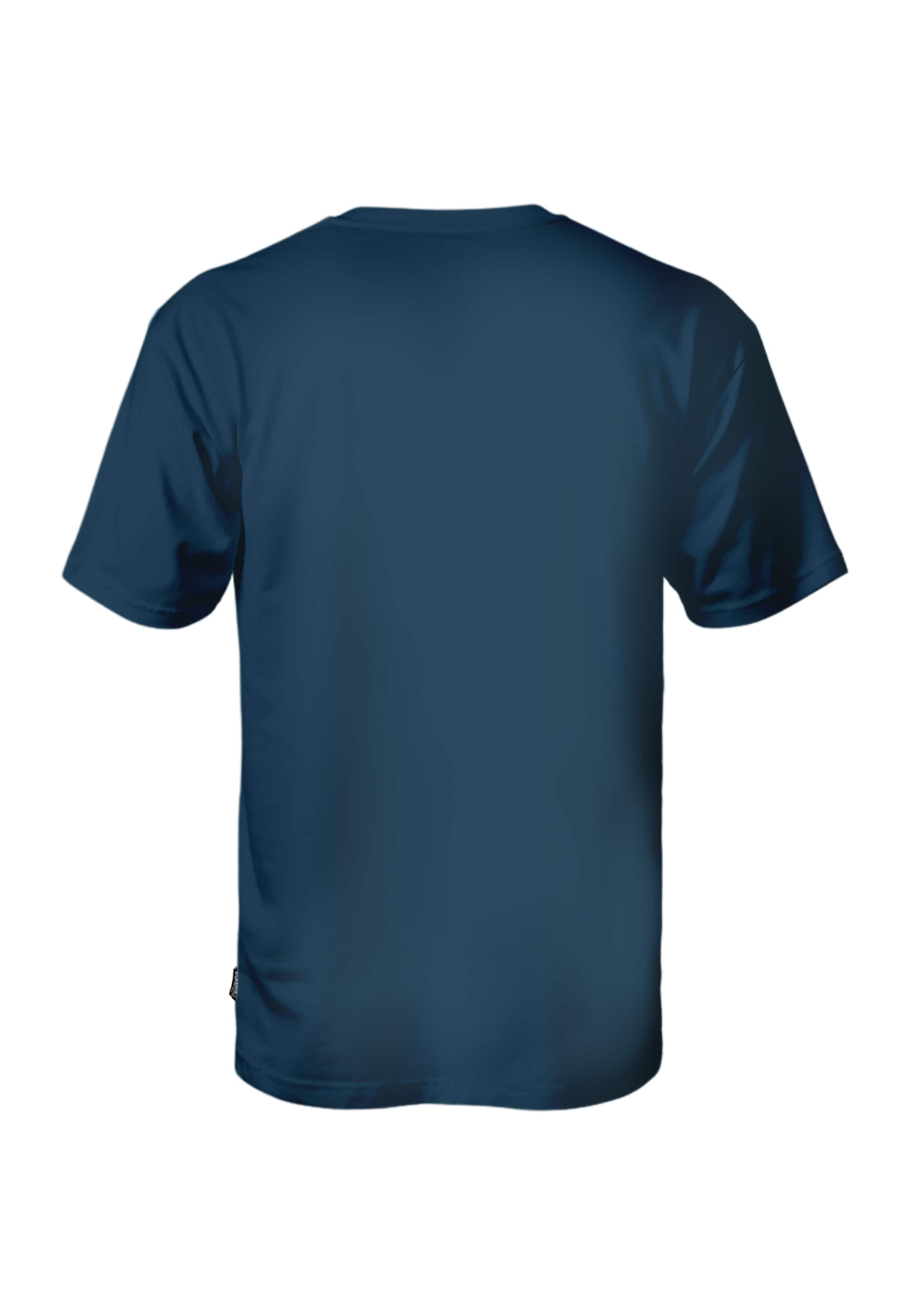 Oldskull Shirt 'Retro Japan City' in Green