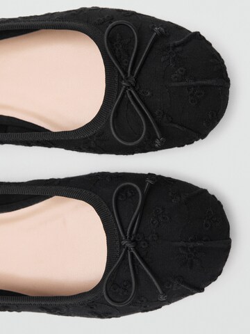 MANGO KIDS Ballerinasko 'ELSA' i sort