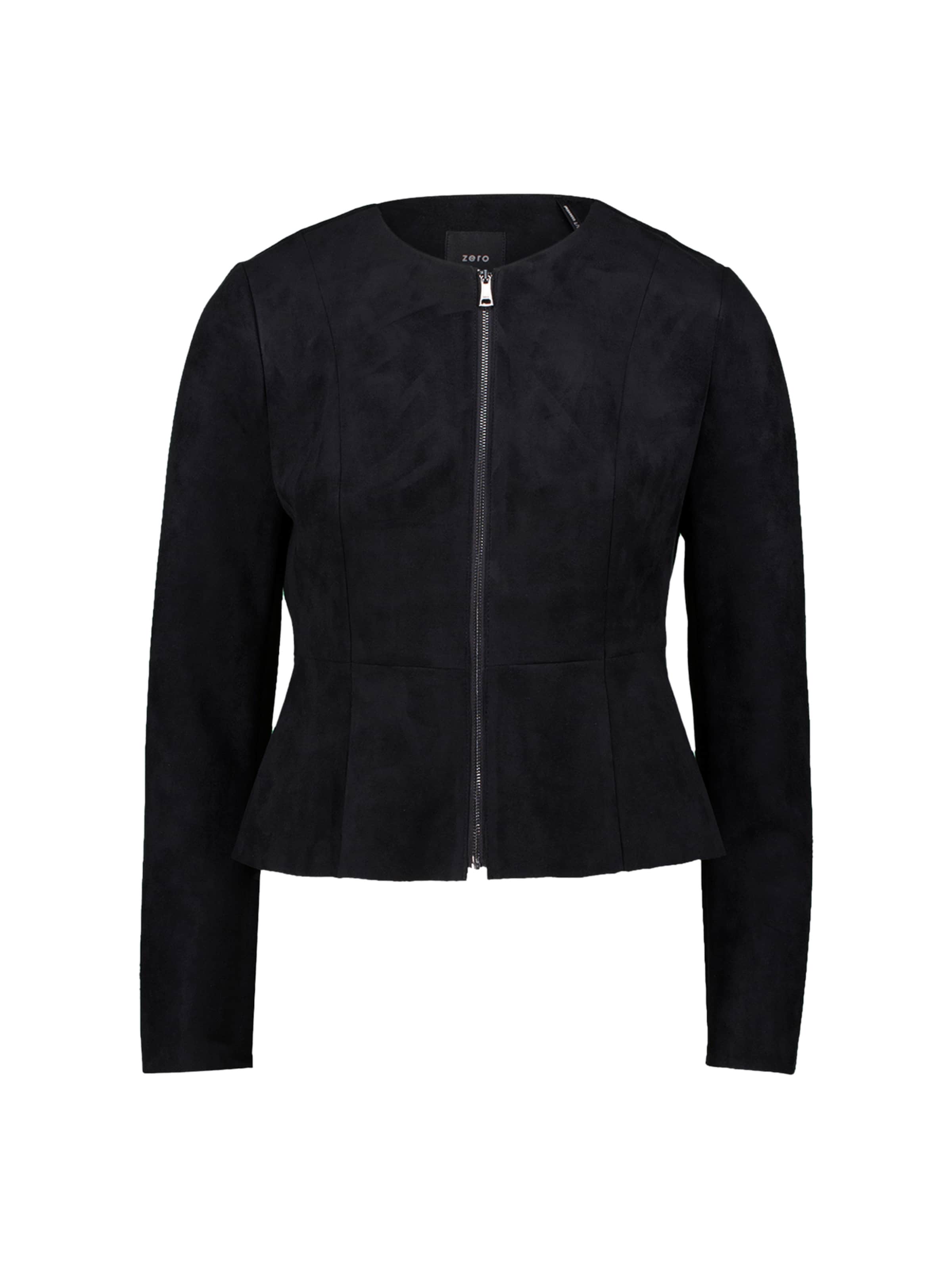 zero Blazer in Schwarz: Vorderseite