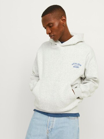 JACK & JONES Sweatshirt 'JJBROOKLYN' i vit