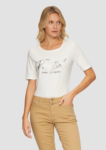 T-shirt s.Oliver en beige : devant