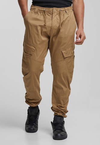 Brandit Tapered Hose 'Ray' in Beige: Vorderseite