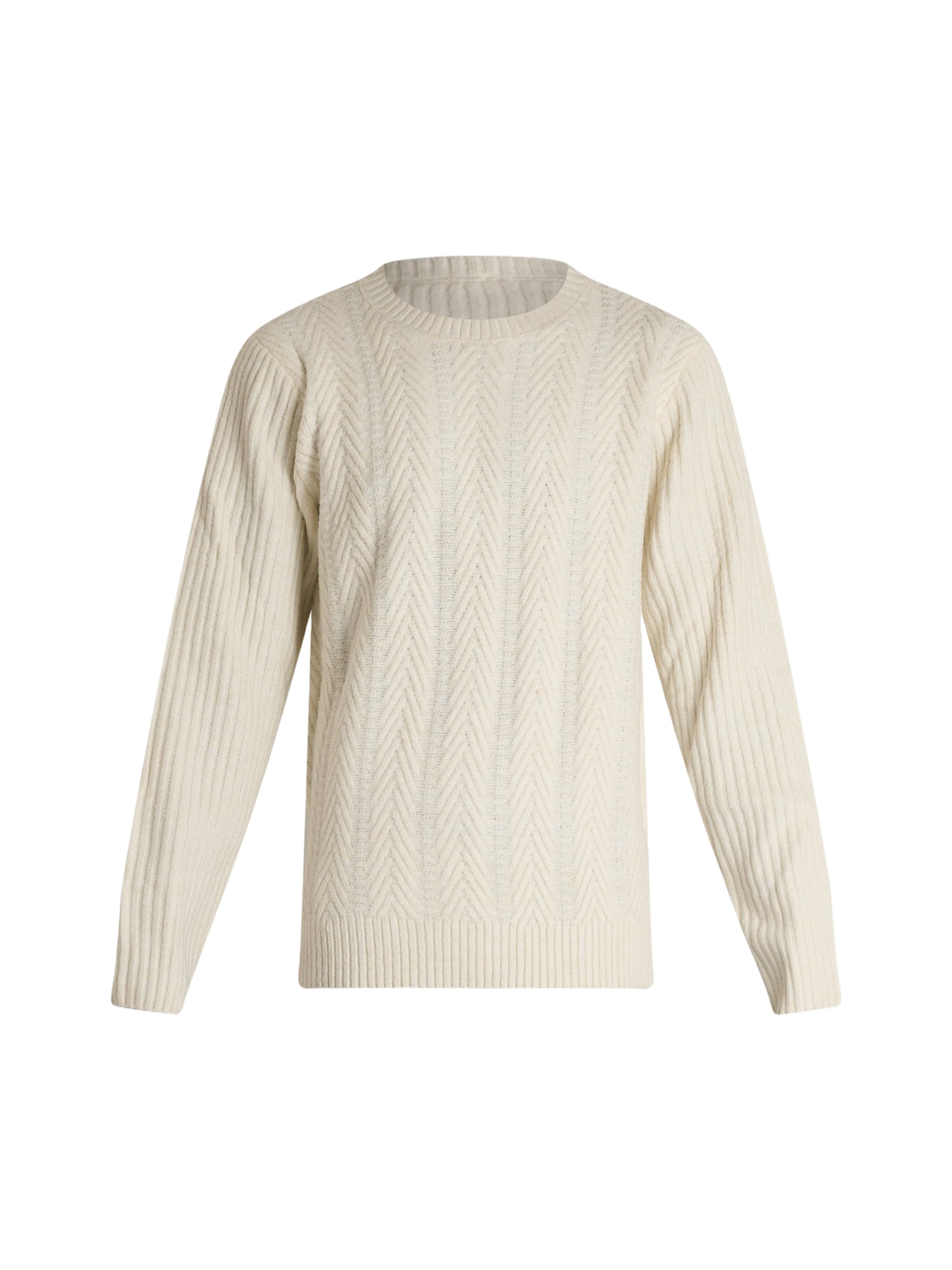 SSEINSE Trui in Wit: voorkant