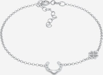 Nenalina Armband Hufeisen, Kleeblatt in Silber: predná strana