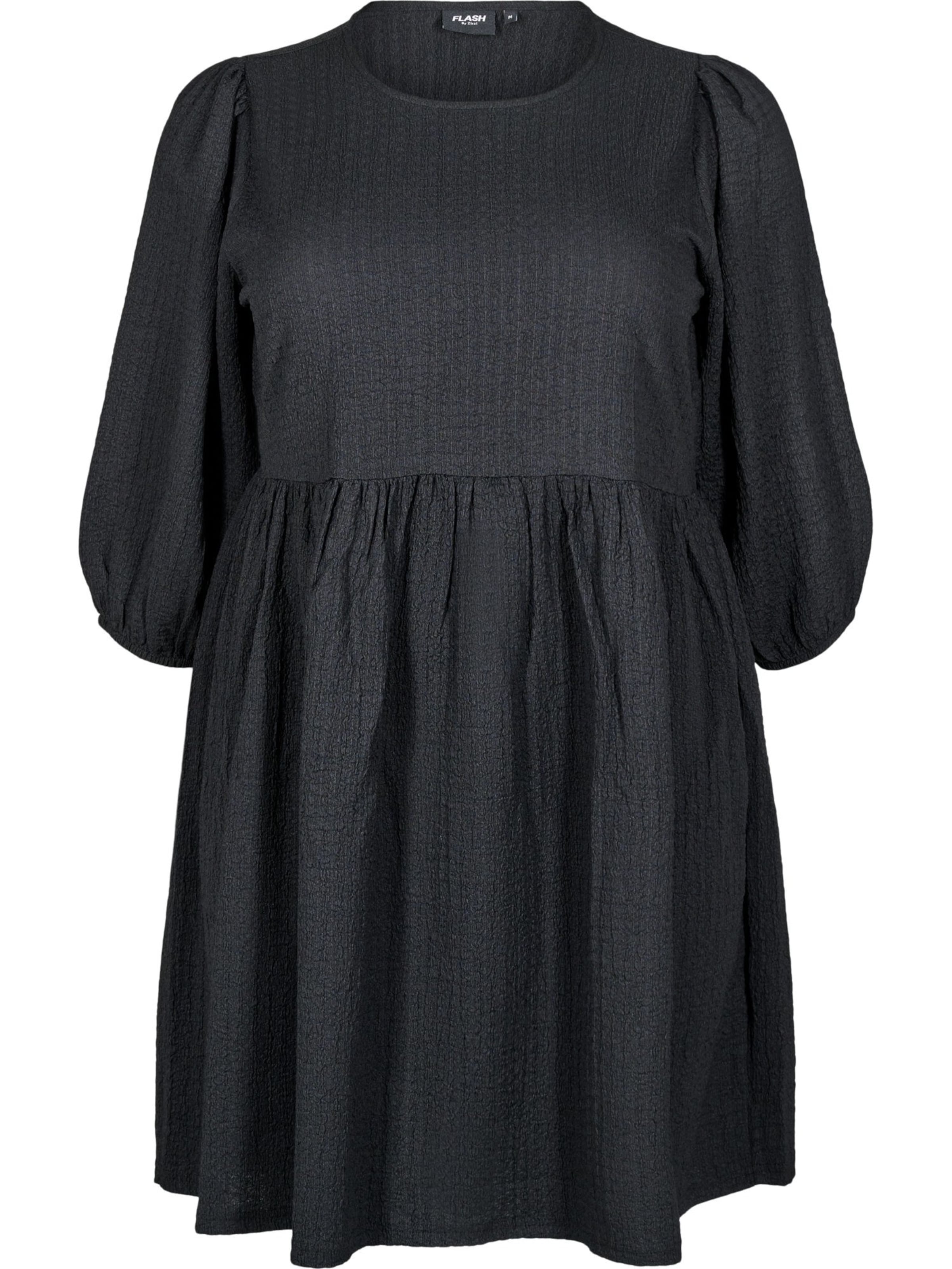 Flash by Zizzi Šaty 'Fltia' – černá: přední strana