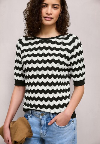 Street One Studio Pullover in Schwarz
