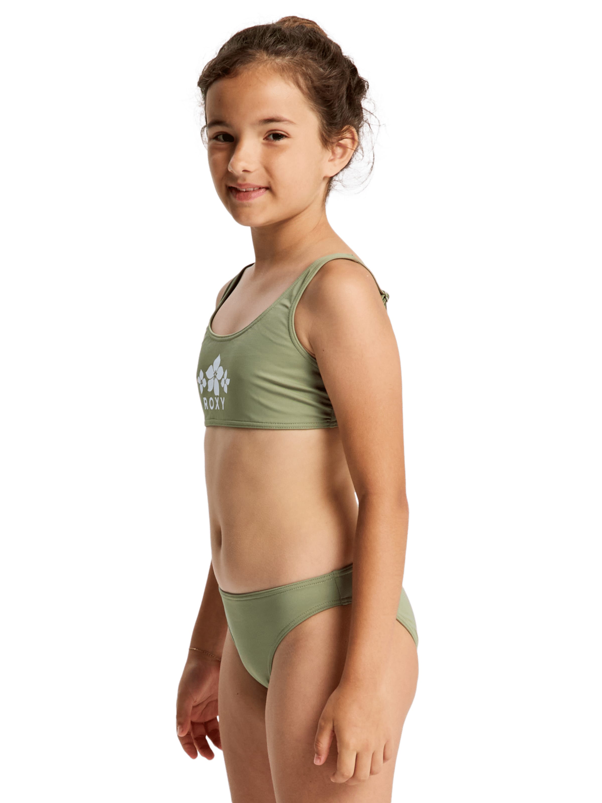 ROXY Bralette Bikini 'Solid Active' in Green