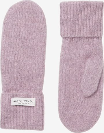 Marc O'Polo Mittens in Purple: front