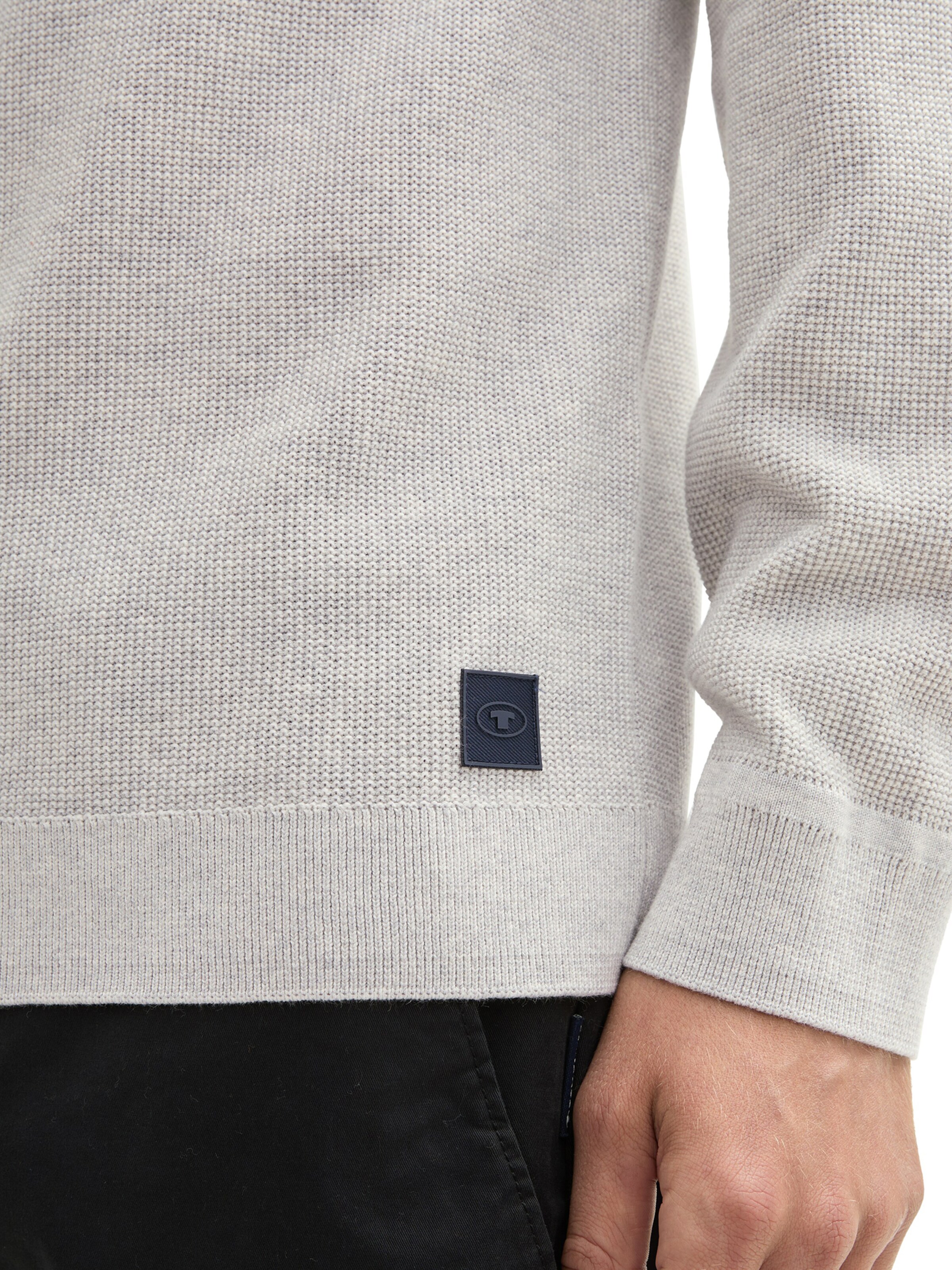 TOM TAILOR Sweater in Grey