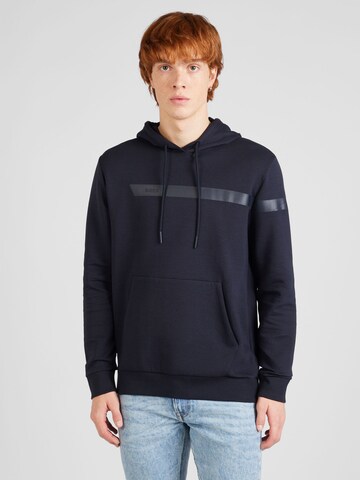 BOSS Sweatshirt 'Soody' in Blauw: voorkant