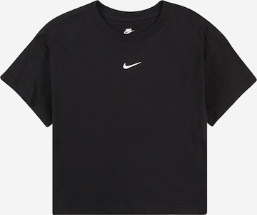 Nike Sportswear Футболка 'ESSNTL' в Черный: спереди