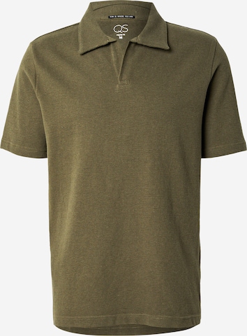 T-Shirt QS en vert : devant