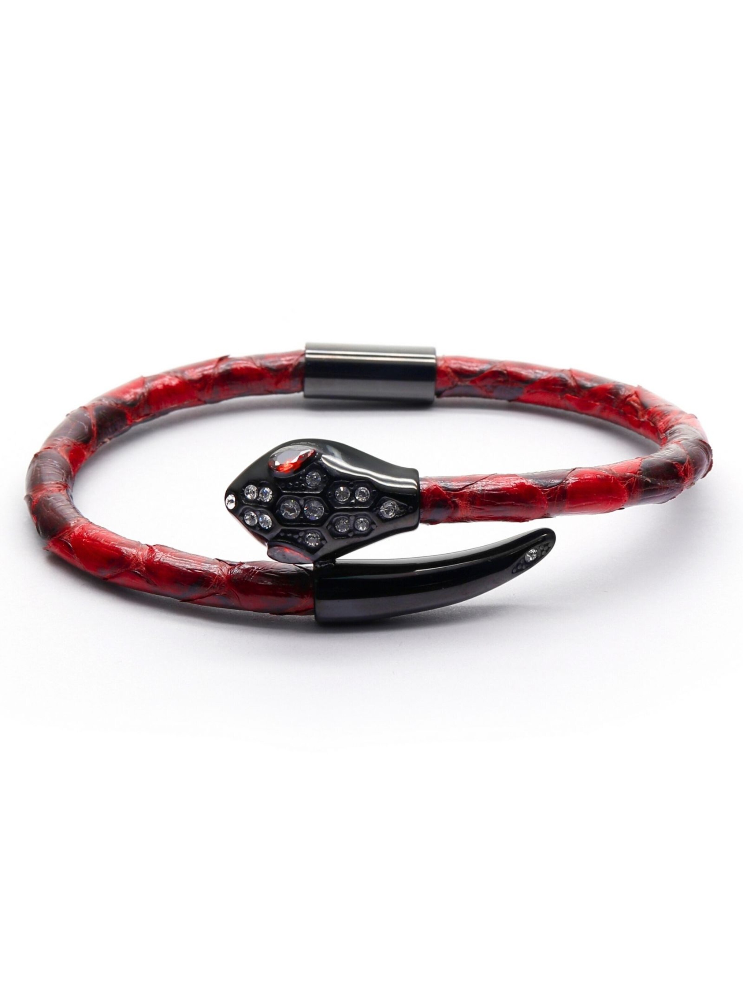 GT Collection Bracelet 'Snake Head' in Red