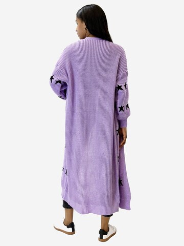 Elara Strickmantel in Lila