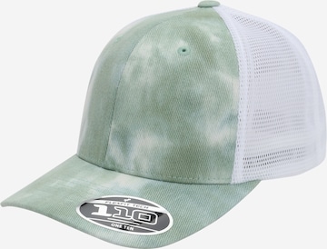 Cappello da baseball '110' di Flexfit in verde: frontale
