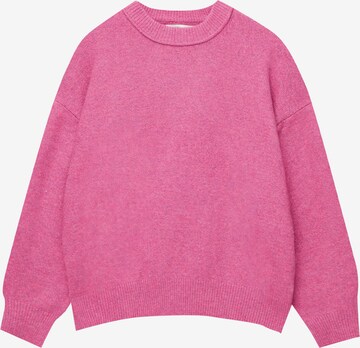 Pull&Bear Sweater in Pink: front