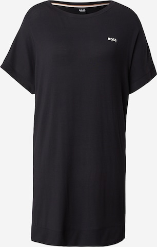 BOSSSpavaćica košulja - crna boja: prednji dio