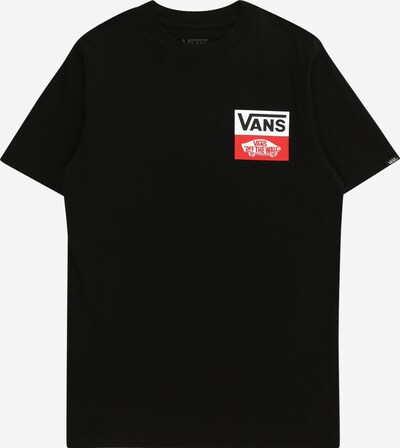 VANS Majica | rdeča / črna / bela barva, Prikaz izdelka