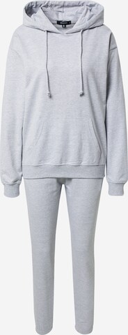 Missguided Sweatsuit in Grey: front