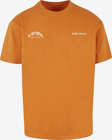 T-Shirt 'Barely Awake' Merchcode en orange : devant