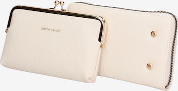 PIERRE CARDIN Wallet in Beige: front