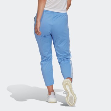 ADIDAS PERFORMANCE Regular Sporthose 'Aeroready Made4 3-Stripes Tapered' in Blau