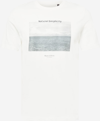 Marc O'Polo Shirt en grau / schwarz / weiß, Vue avec produit
