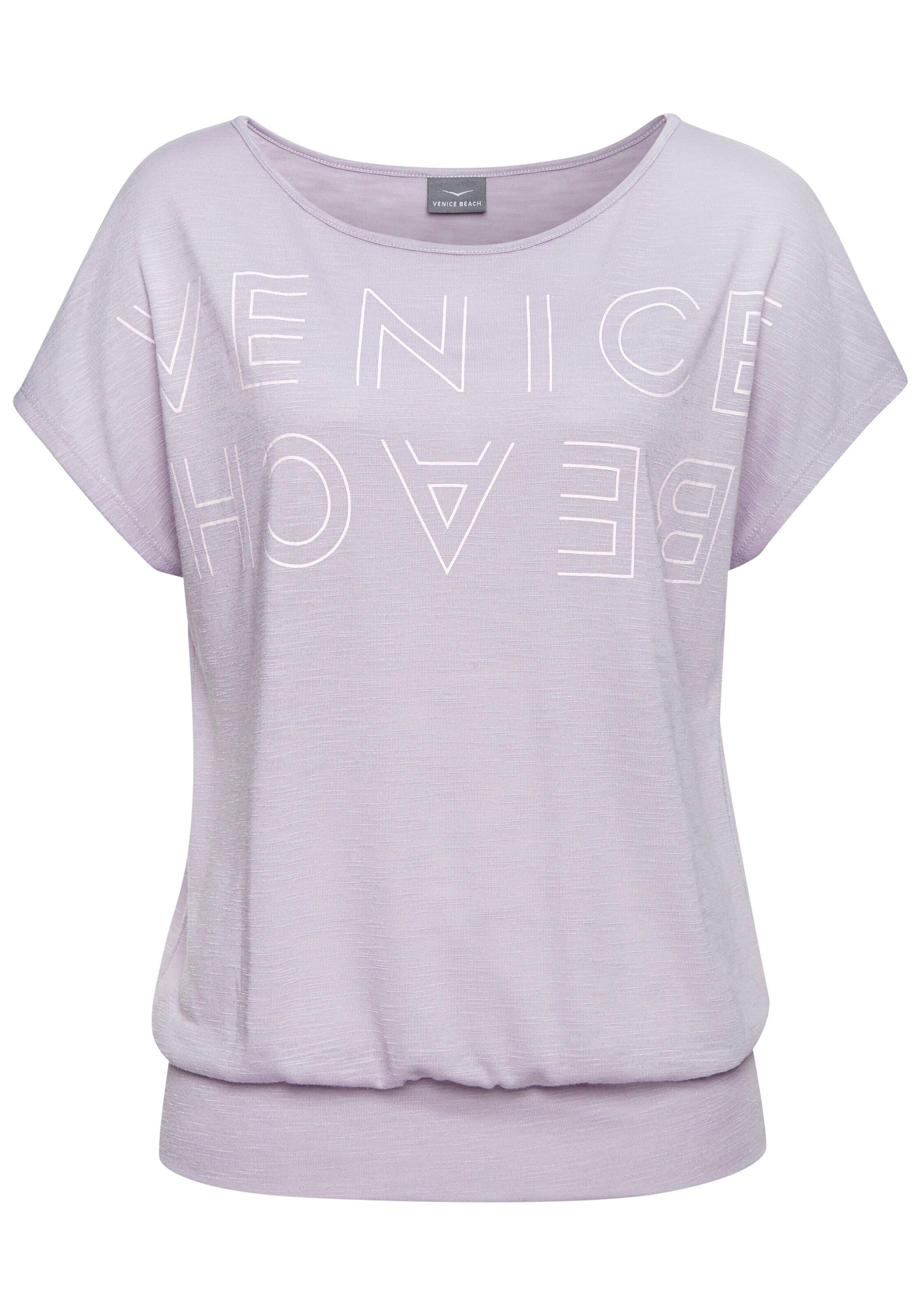 T-shirt VENICE BEACH en violet : devant