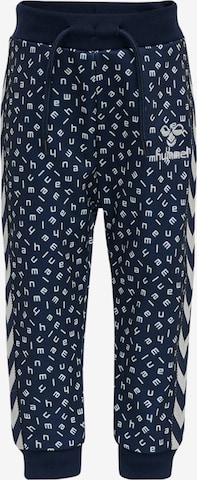 Hummel Regular Pants in Blue: front