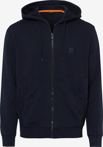 BOSS Sweatjacke 'Zetalky' in Blau: predná strana