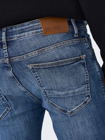 Only & Sons Skinny Jeans 'Warp' i blå