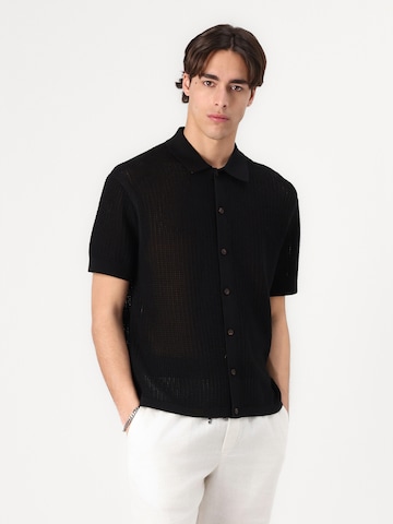 TOMMY HILFIGER Вязаная кофта в Черный