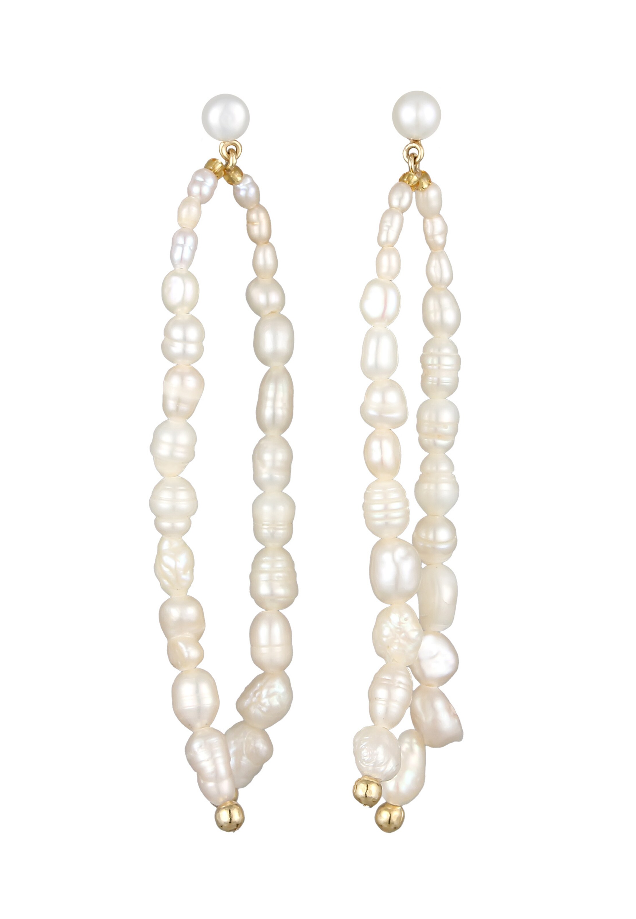 ELLI PREMIUM Ohrringe in Weiß