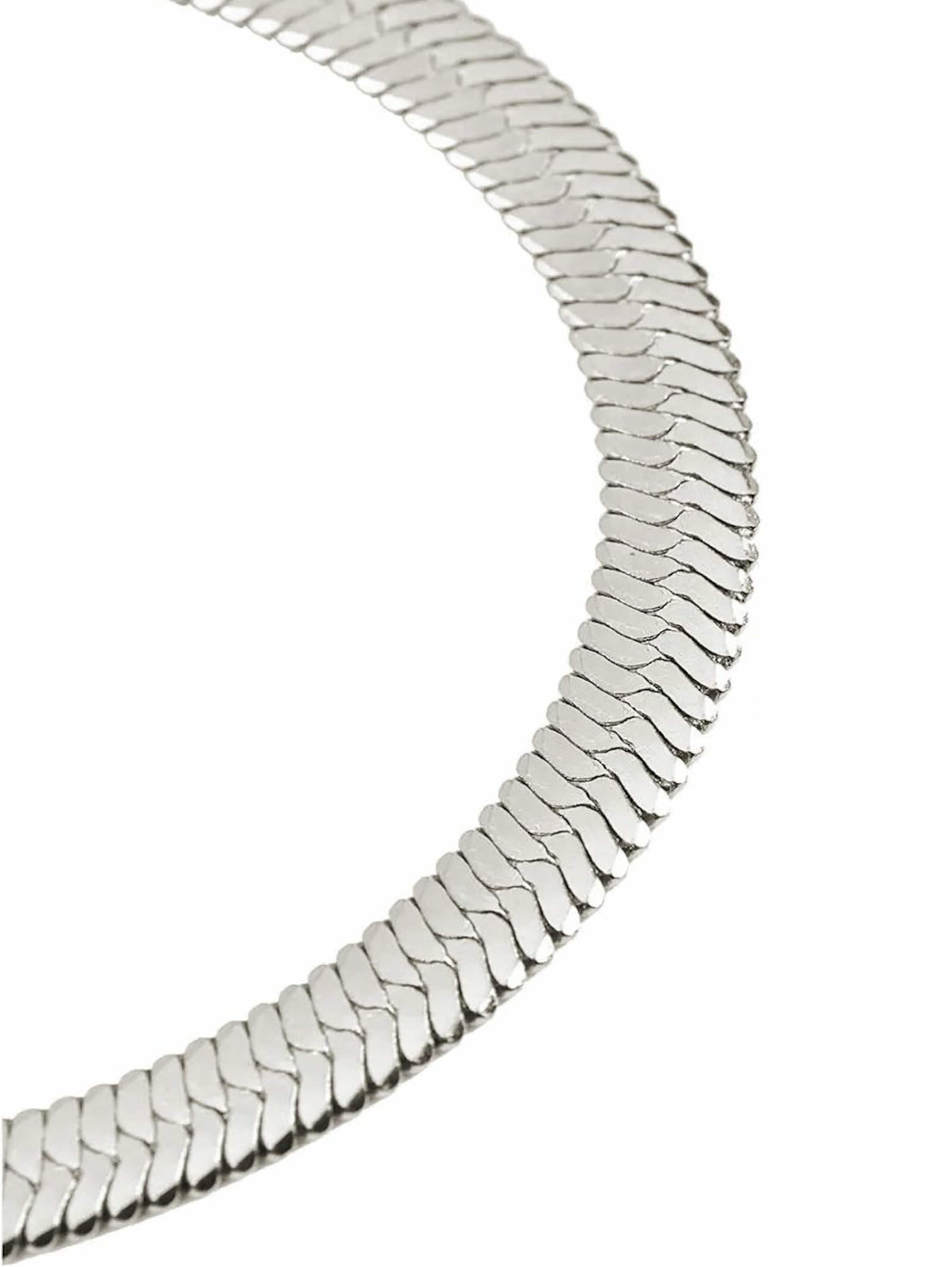 Gemshine Kette 'LIQUID' in Silber