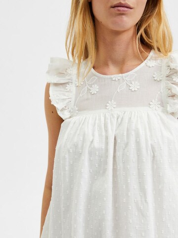 SELECTED FEMME Kleid 'Bett' in Weiß