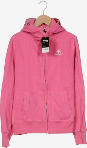 Adenauer&Co. Sweatshirt & Zip-Up Hoodie in S in Pink: front