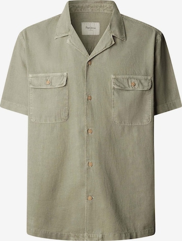Camicia 'Paulo' di Pepe Jeans in verde: frontale