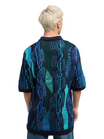 T-Shirt 'Erhard' Carlo Colucci en bleu
