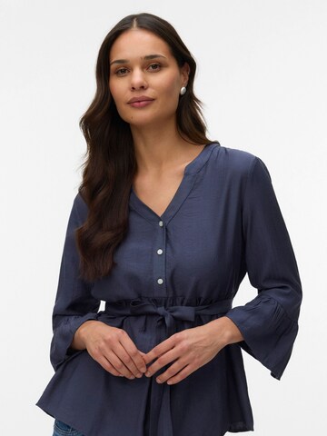 Chemisier MAMALICIOUS en bleu