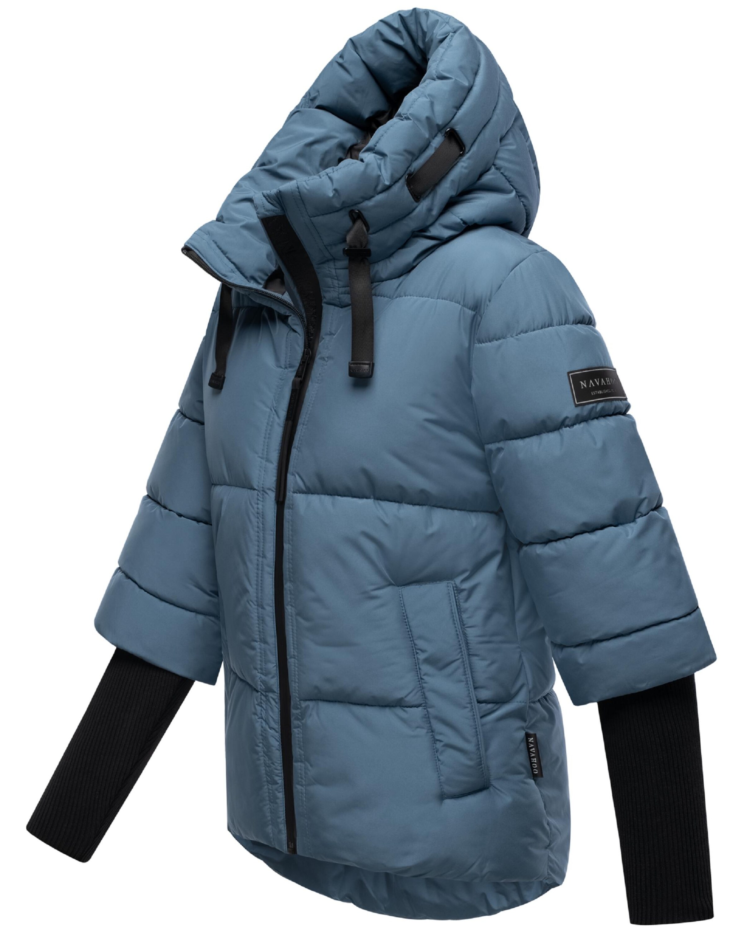 NAVAHOO Winter jacket 'Lotusherz XIV' in Blue