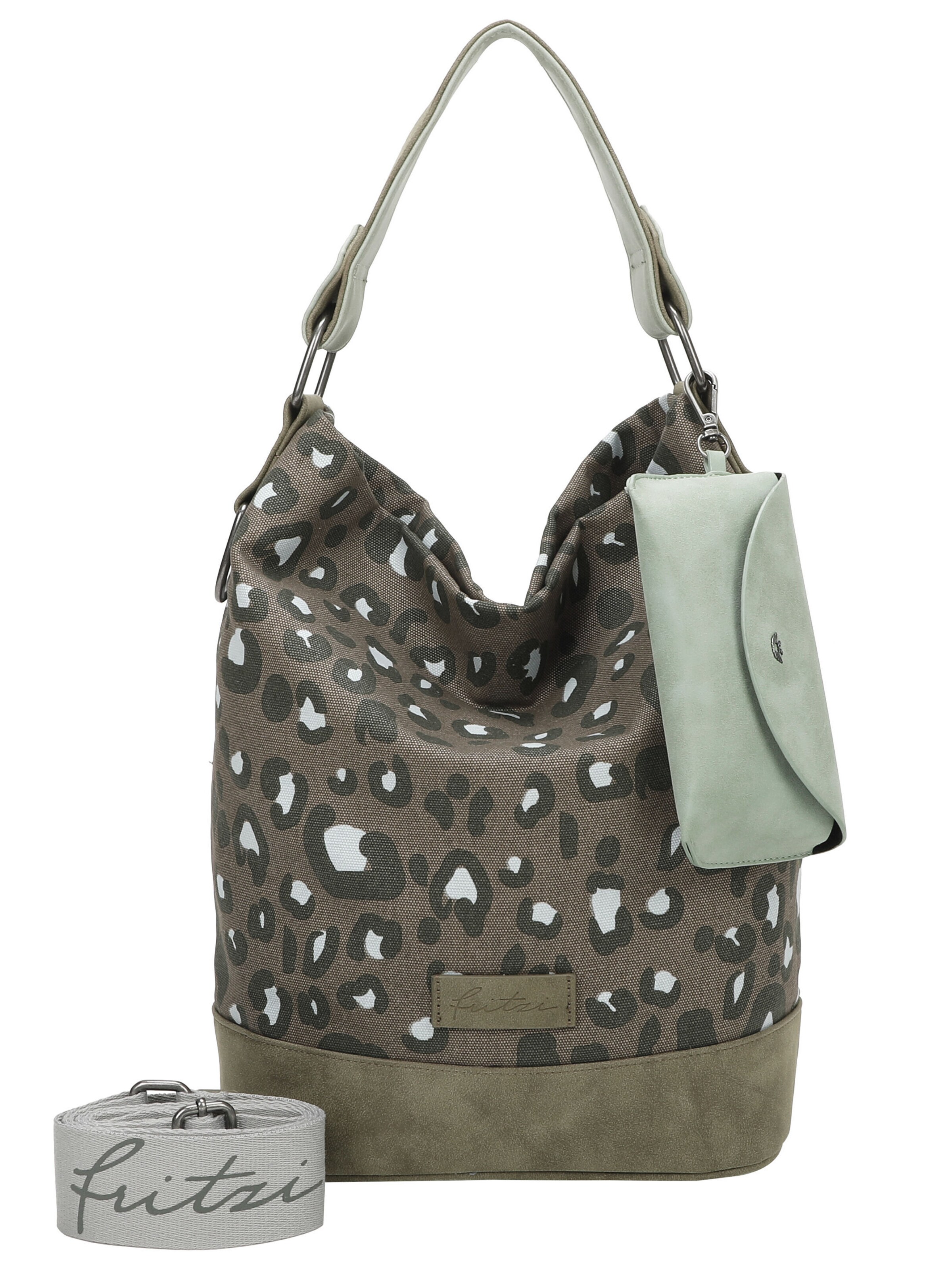Fritzi aus Preußen Shoulder Bag 'Izzy07-Olga' in Green: front