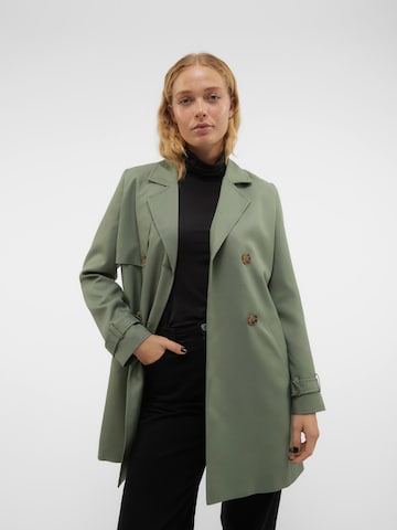 VERO MODA Přechodný kabát 'CELESTE' – zelená