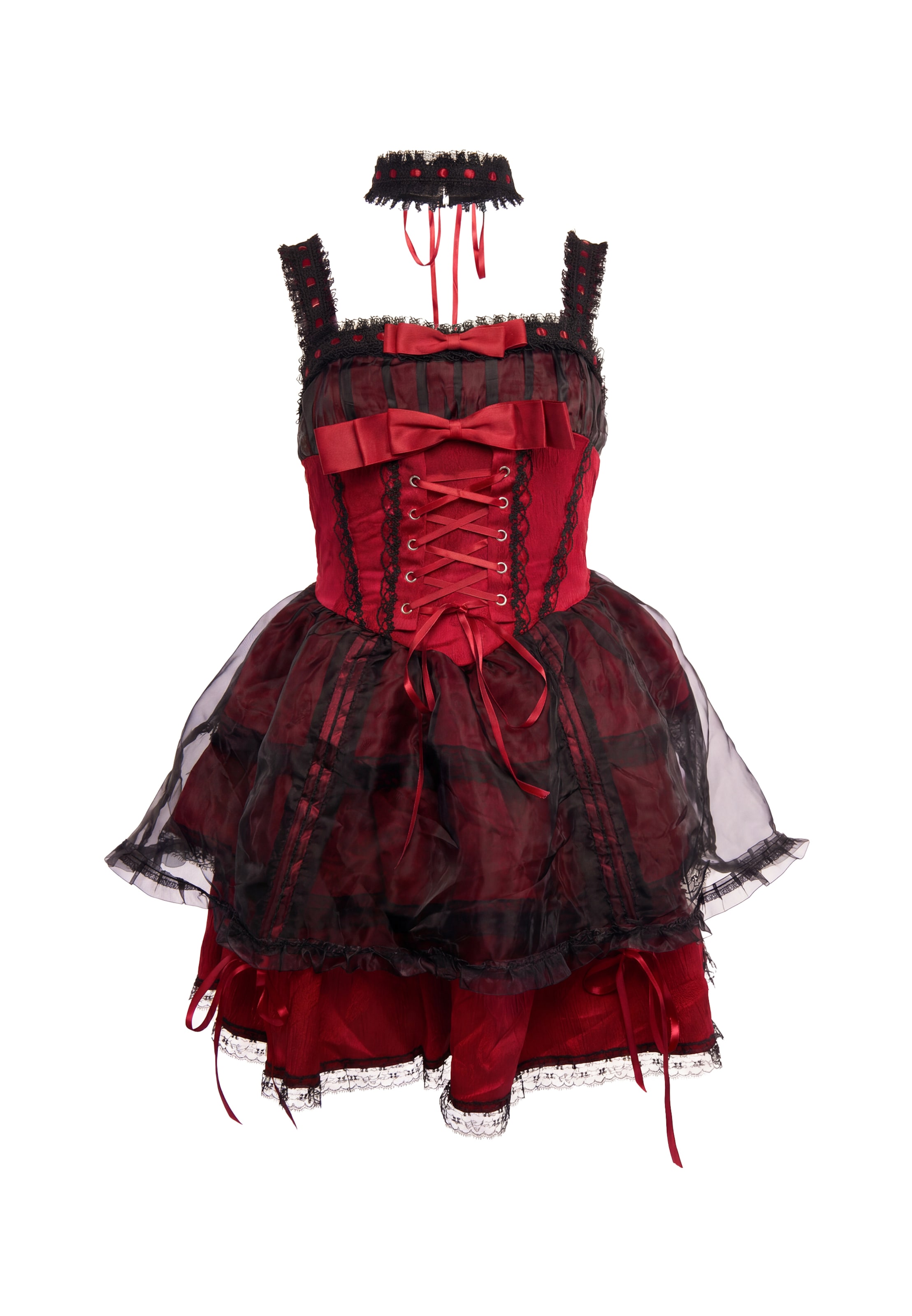 myMo ROCKS Dress in Red: front